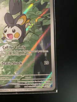 Emolga 112/086 SV Black Bolt Illustration Rare Near Mint English Pokemon Card - Image 4
