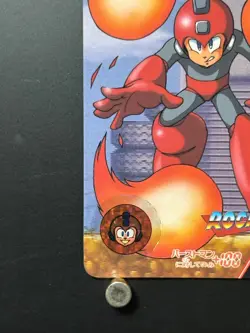 Mega MAN 7 Card 10 Scorch Wheel CAPCOM BANDAI JAPAN Japanese Rockman 1995 - Image 5