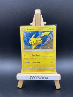 Carte Pokemon Pikachu Holo SM81 / Bloc SL Promo / Exc FR - Image 1