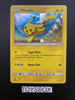 Carte Pokemon Pikachu Holo SM81 / Bloc SL Promo / Exc FR - Image 2