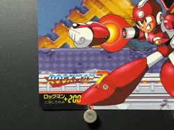 Mega MAN 7 Card 34 Rocket Buster CAPCOM BANDAI JAPAN Japanese Rockman 1995 - Image 5