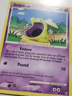 Gulpin 40/99 VLP - 2009 Arceus Pokemon Card - Sachiko Adachi Art - Image 2