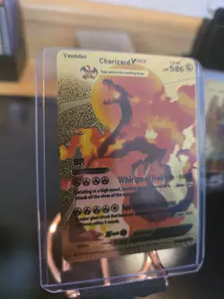 Pokemon Charizard VMAX Gold Foil Fan Art Card SMP26-44 - Image 4