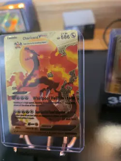 Pokemon Charizard VMAX Gold Foil Fan Art Card SMP26-44 - Image 5