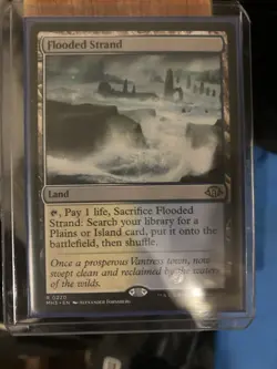 Magic The Gathering Flooded Strand Land Card Modern Horizons 3 #0220 - Image 1