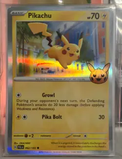 Pikachu 062/193 Holo Trick or Trade Promo Pumpkin Stamped 2023 Pokemon Card X12 - Image 1