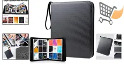 Trading Card Binder Black 900 Pockets Zipper Portable Storage for Sports Cards - Image 2