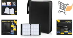 9 Pocket Waterproof Trading Card Binder Album Expandable Holds 720 Cards - Image 2