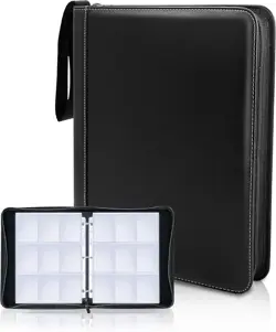 9 Pocket Waterproof Trading Card Binder Album Expandable Holds 720 Cards - Image 3