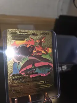 Pokemon Venusaur Charizard Blastoise VMAX Tag Team Gold Foil Fan Art Card TCG - Image 2