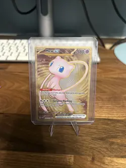 Pokemon Mew EX Gold TCG 205/165 SV 151 Scarlet & Violet Hyper Rare Holo Card - Image 1