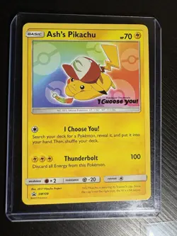 Ash's Pikachu TCG SM108 2017 Promo Card Pokemon - Image 2