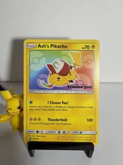 Ash's Pikachu TCG SM108 2017 Promo Card Pokemon - Image 3