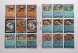 POKEMON TCG - Prismatic Evolutions Complete Std, Reverse, Poke, EX Card Set 100% - Image 5