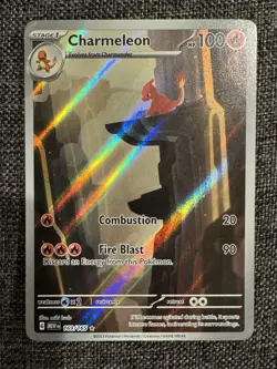 Charmeleon 169/165 Scarlet & Violet 151 Illustration Rare Near Mint Pokemon Card - Image 1