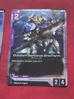 Gundam Card Game Starter Deck Iron Bloom Gundam Barbatos & With Iron and Blood - Image 3