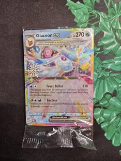Glaceon Ex 026/131 Stamped Promo Pokemon Holiday Calendar 2025 Festive Stamp - Image 1