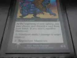 mtg magic masticore FOIL urza's destiny ENGLISH NEAR MINT destinee d'urza - Image 2