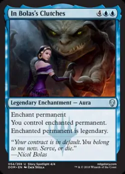 In Bolas's Clutches - Light Play MTG Dominaria - Image 1