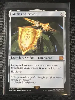 MTG Aettir and Priwen M 0253 Regular Mythic Final Fantasy English NM - Image 1