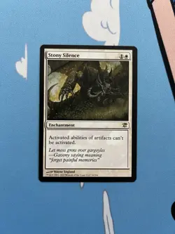 Stony Silence MTG Innistrad Magic The Gathering TCG 2011 - Image 1