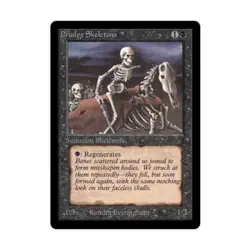 WOTC MtG Beta Drudge Skeletons (C) VG - Image 1