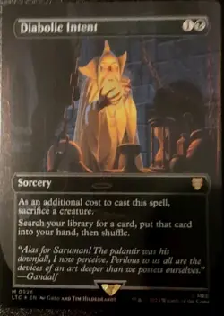 Diabolic Intent Mtg Borderless Foil 0526 - Image 1