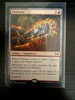 MTG Duskmourn R Chainsaw #0128 - Image 1