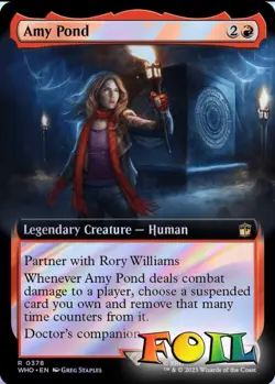 Amy Pond Extended Art 0378 MTG WHO Rare NP Foil - Image 1