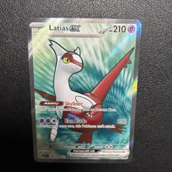 Pokemon TCG Latias EX Surging Sparks 220/191 Ultra Rare Full Art Near Mint - Image 1