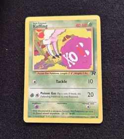Pokemon KOFFING - Wizards 2000 Team Rocket 1st Edition #58/82 NM - Image 1