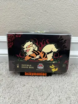 New Pokemon World Championship Anaheim 2025 Double Deck Box Rockabilly Arcanine - Image 1