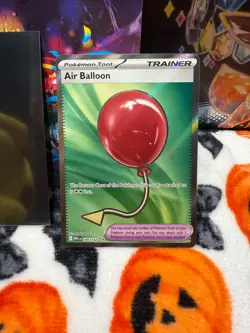 AIR BALLOON Ultra Rare Holo Trainer #166/132 Pokemon Mega Evolution English MINT - Image 1
