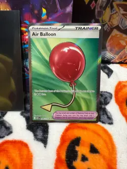 AIR BALLOON Ultra Rare Holo Trainer #166/132 Pokemon Mega Evolution English MINT - Image 3