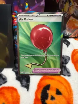 AIR BALLOON Ultra Rare Holo Trainer #166/132 Pokemon Mega Evolution English MINT - Image 4