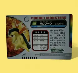 2005 Pokemon Carddass Advanced Generation ZUKAN TYPHLOSION #006 Rainbow... - Image 4