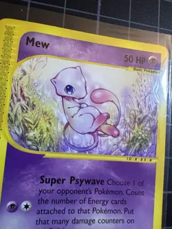 Pokemon TCG Mew Regular 55/165 Rare Expedition Near Mint - Image 2