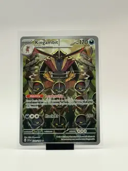 Kingambit 220/198 Illustration Rare Pokemon SV Scarlet & Violet Base Set SV01 NM - Image 1