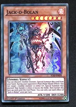 Jack-o-Bolan - IGAS-EN026 - Super Rare - 1st Edition Yugioh - Image 1