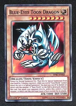 MP Blue-Eyes Toon Dragon - DPBC-EN043 - Common 1st Edition Yugioh - Image 1