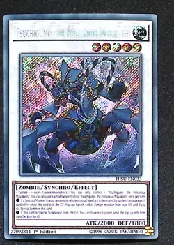 Tsuchigumo, the Poisonous Mayakashi - HISU-EN033 Secret Rare 1st Edition Yugioh - Image 1