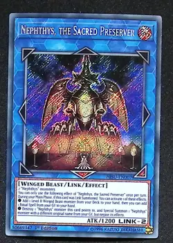 Nephthys, the Sacred Preserver - HISU-EN007 - Secret Rare - 1st Edition Yugioh - Image 1