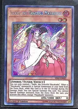 Dakki, The Graceful Mayakashi - HISU-EN027 - Secret Rare 1st Edition Yugioh - Image 1