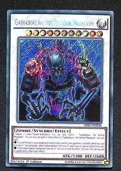 Gashadokuro, the Skeletal Mayakashi - HISU-EN036 Secret Rare 1st Edition Yugioh - Image 1