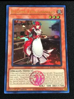 Yugioh! Kitchen Dragonmaid - BLMM-EN058 - Ultra Rare - 1st Edition Near Mint, En - Image 1