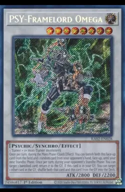 PSY-Framelord Omega - Secret Rare 1st Edition RA02-EN028 - NM - YuGiOh - Image 1