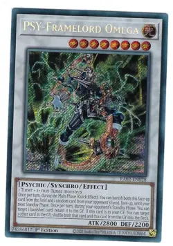 PSY-Framelord Omega - Secret Rare 1st Edition RA02-EN028 - NM - YuGiOh - Image 2