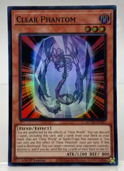 Yugioh Clear Phantom MZTM-EN037 Super Rare NM/M - Image 1