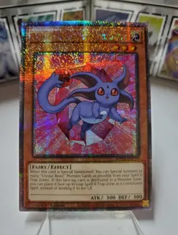 Yugioh Crystal Beast Ruby Carbuncle MP24-EN020 Quarter Century Rare 1st Ed NM - Image 2
