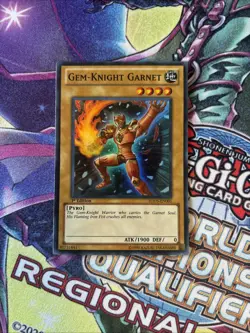 (YBL) Yu-Gi-Oh! Gem-Knight Garnet #HA05-EN001 1st Edition Light Play - Image 1